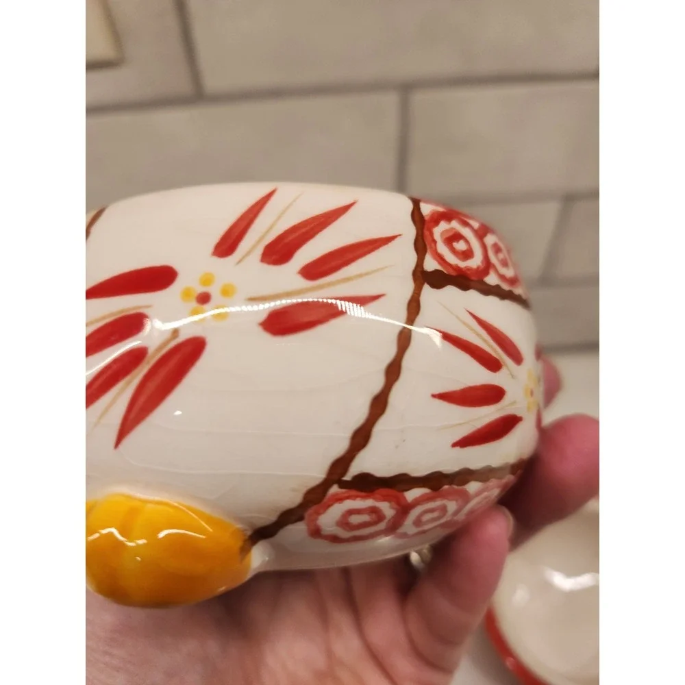 Temptations Old World Owl Nesting 5 Piece Terracotta Red Measuring Cups See Desc